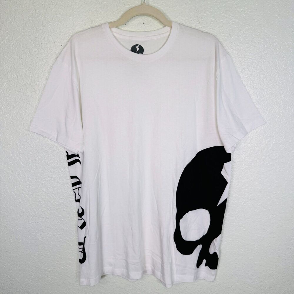 Rawkn Shirt Mens Large Skull Lord Graphic Tee Tshirt Y2K Los Angeles Streetwear